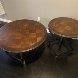 Coffee table and end table