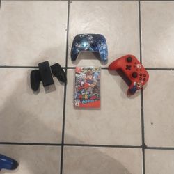Nintendo Controllers  And Game 