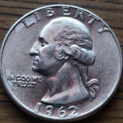 1962 P Washington Silver Quarter Gem BU #2057