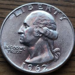 1962 P Washington Silver Quarter Gem BU #2057