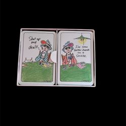 Shoebox Greeting Maxine Double Deck Playing Cards