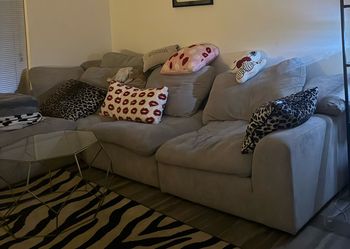 modular grey cloud couch