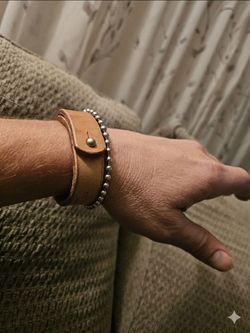 New leather high-quality bracelet thick