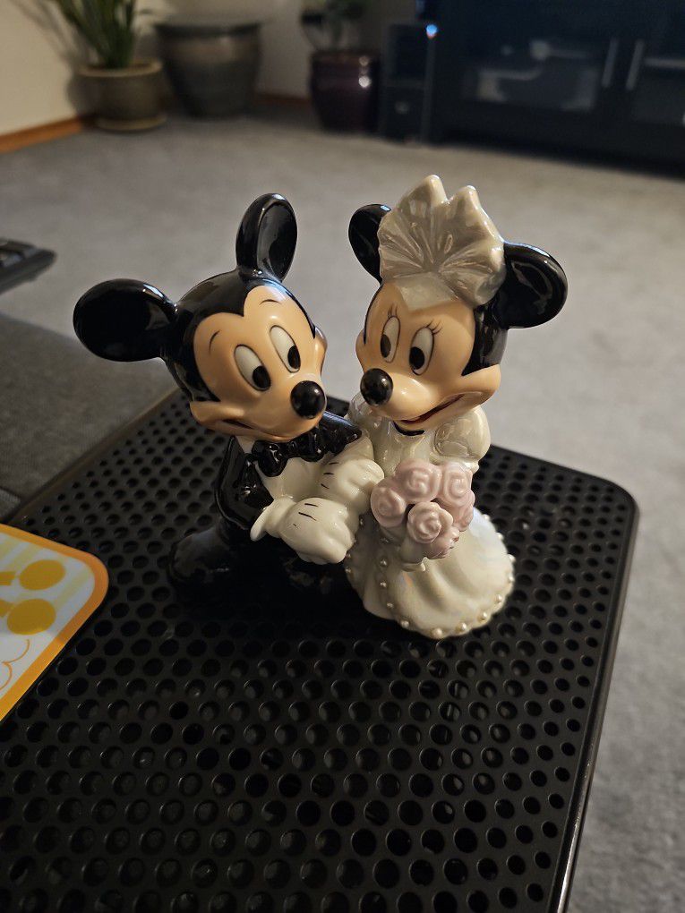 Disney Wedding Topper Ceramic 