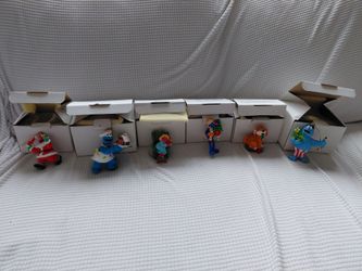 Sesame Street 1993 ornaments lot of 6