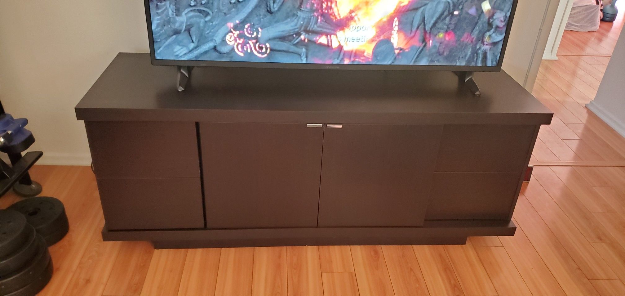 Coaster TV stand, entertainment center