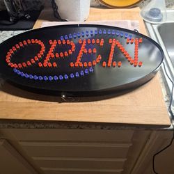 Open Sign 20' × 10.5