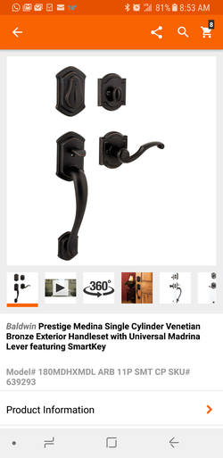 Other colors too Kwikset front door sets smart key