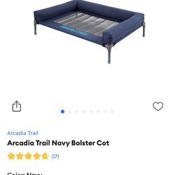 Arcadia Navy Cot / ELEVATED dog Bed