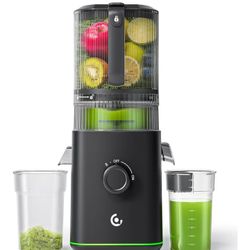 Exprimidor de prensa en frío de 600 W máximo, 3 en 1