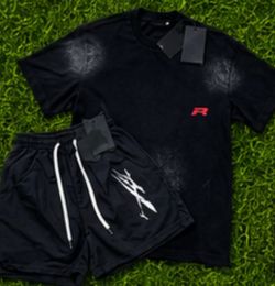 Black shorts and shirts