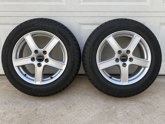 Title: Borbet 16" Alloy Wheels with Advanta Tires – Set of 2