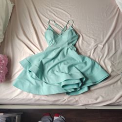 Teal Minidress 