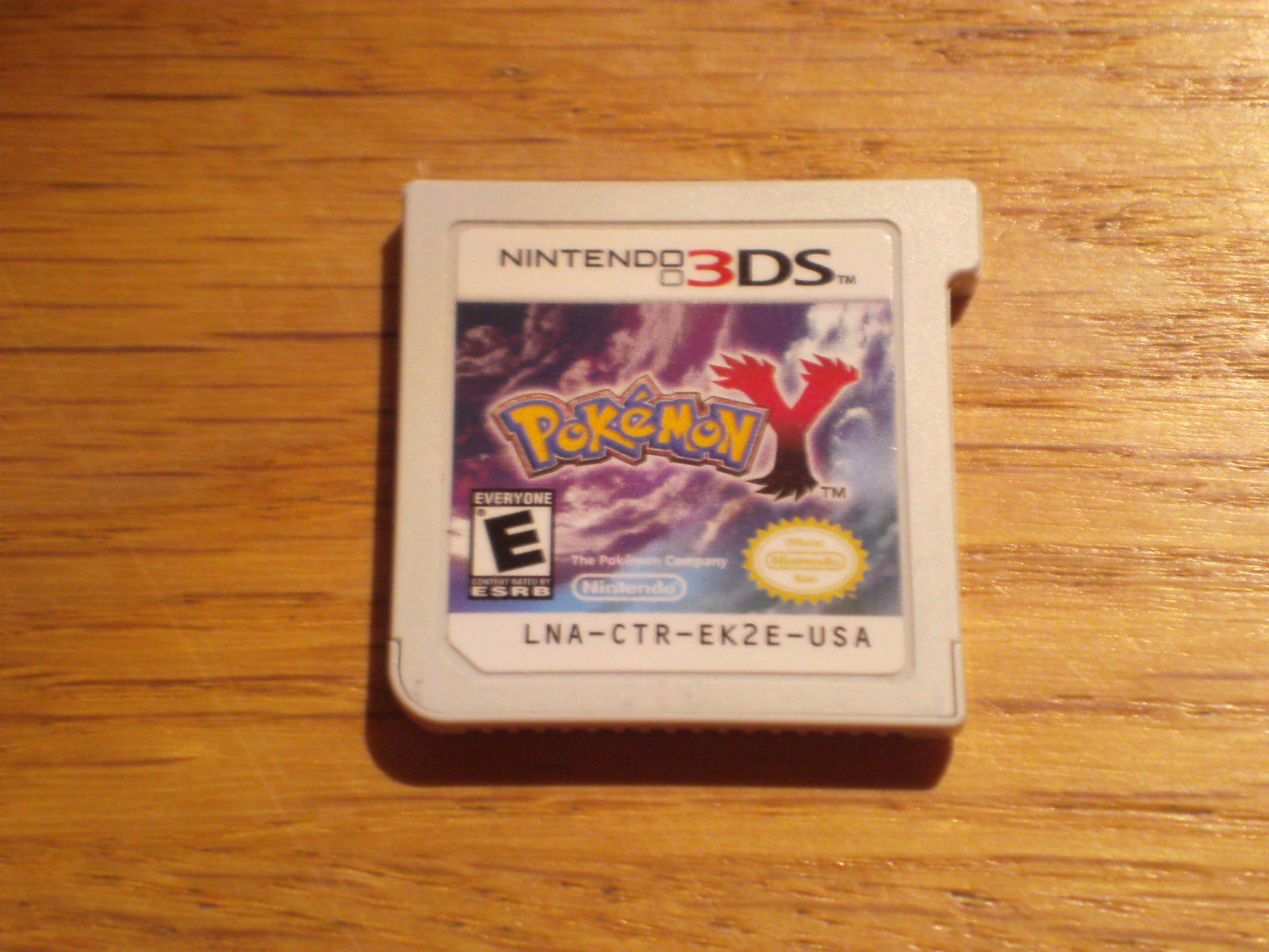 Pokemon Y Nintendo 3DS cartridge