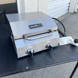 Nexgrill Two Burner Portable Travel Tailgate Camping Gas Propane Grill BBQ! Works great! Does not include propane tank 