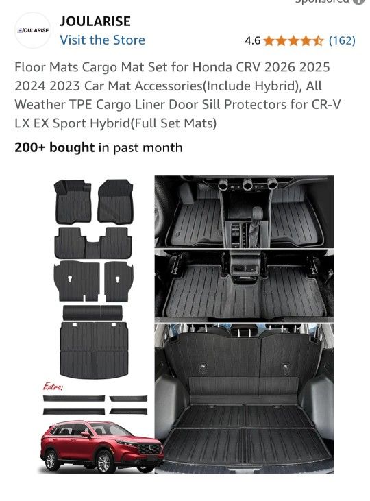 Floor Mat 2023-2026 Honda CRV (Include Hybrid)