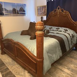 4 Piece Cal king Bedroom Set 