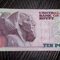 Egyptian Currency 10 Pounds