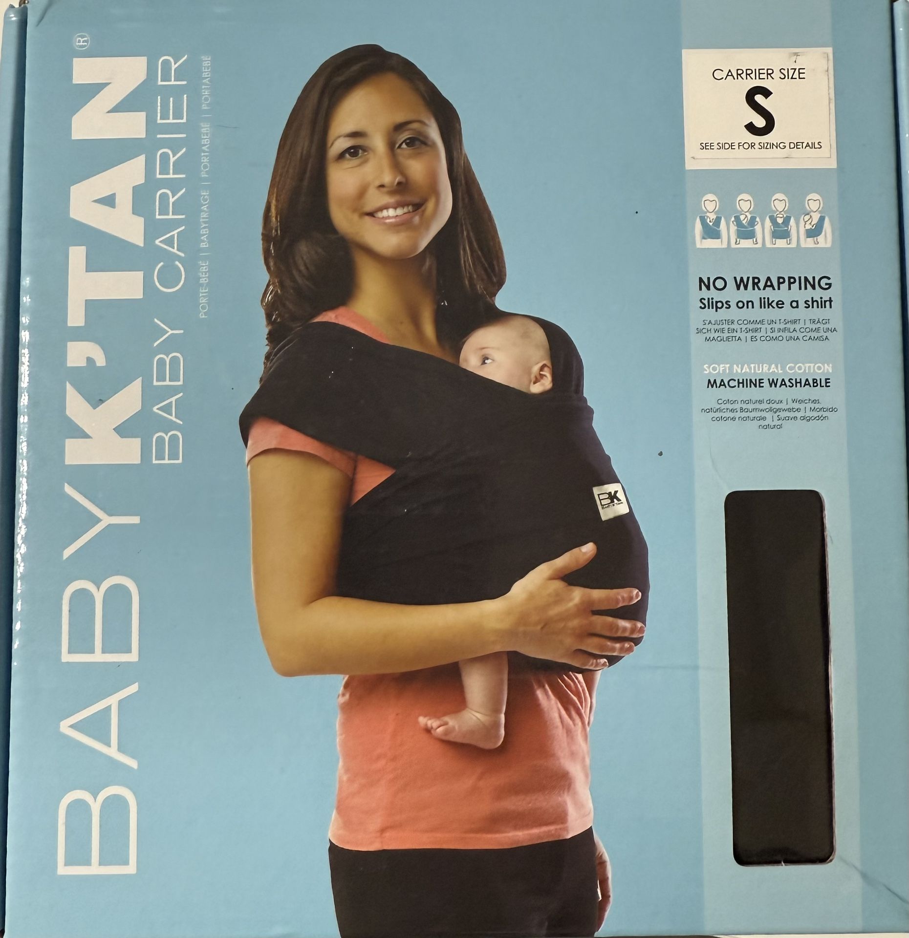 BABY K'TAN ORIGINAL BABY CARRIER | BLACK