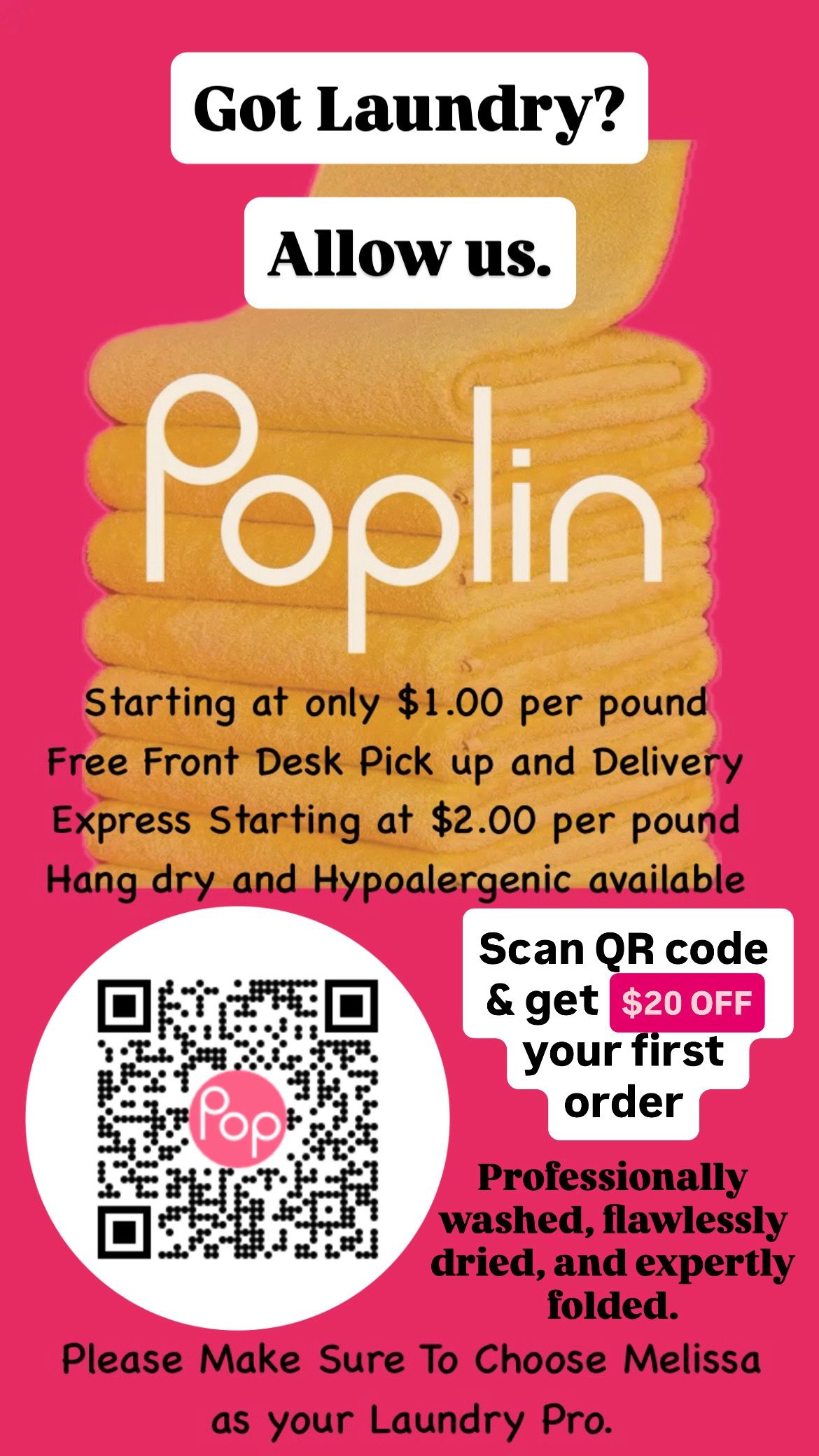 Need Laundry Washed? 