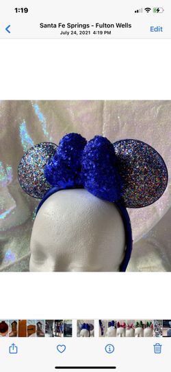 Minnie Sapphire 2020 Glitter Ears
