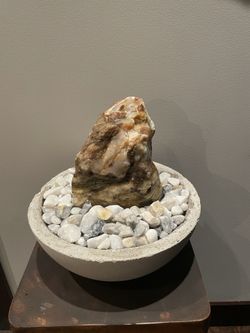 Handmade Agatized Petrified Wood Fountain