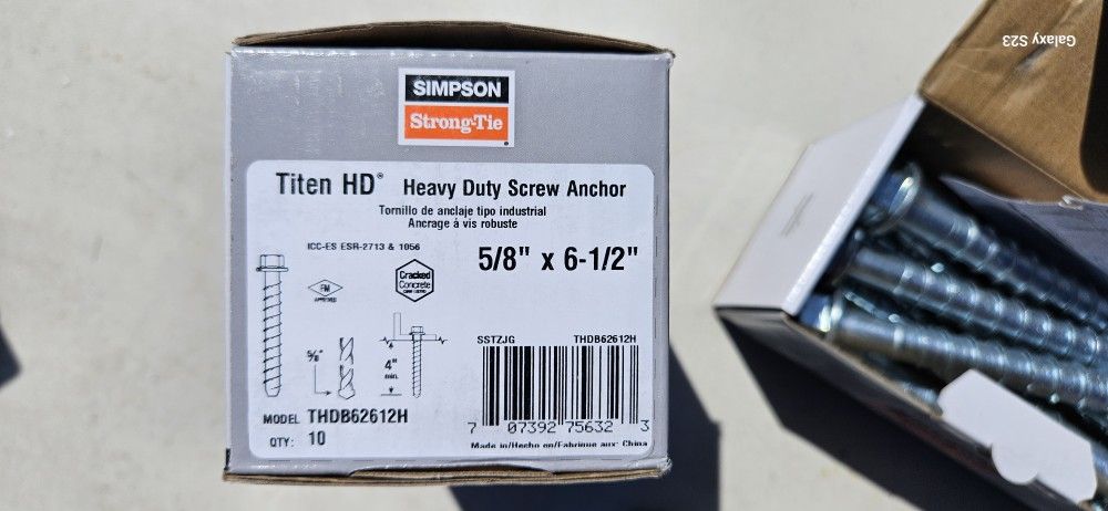 Concrete Anchors