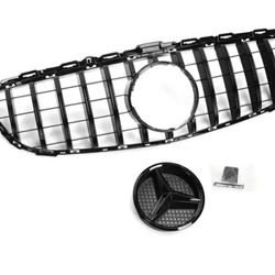 AMG Style Front Grille - Mercedes Benz W205 C-Class WITH 