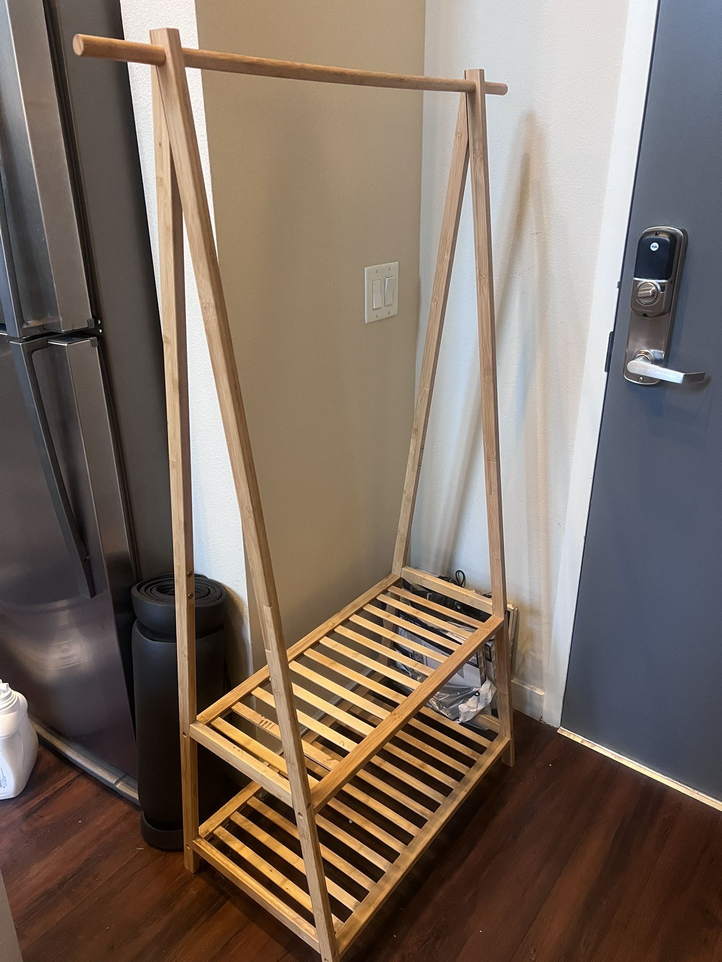 Bamboo Clothing Rack