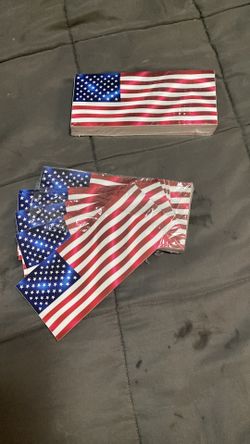 American Flag 5x$20 Bumper Stickers 3.5x8.5