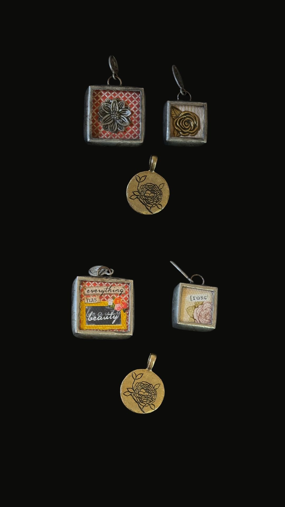 Jewel Kade Charms Flower Bundle