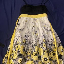 Black and Yellow Dress