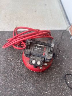 Porter Cable 6-gallon pancake air compressor with 150 PSI for parts or repairs only. Building pressure but no air is coming out any of the valves. Loo