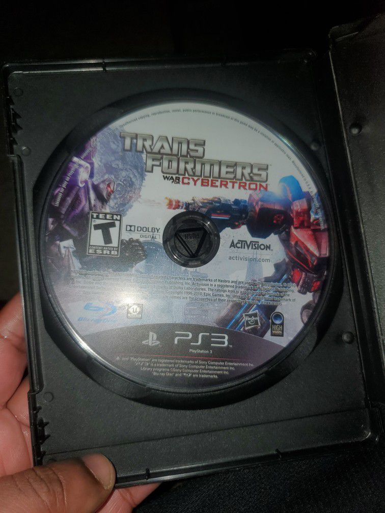 TRANSFORMERS VIDEO GAME FOR PS3, Great Condition 