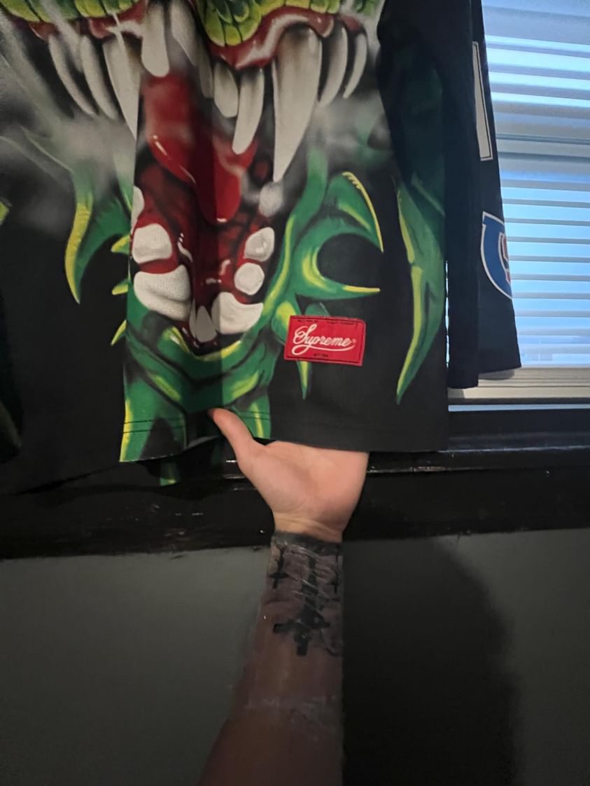 supreme dragon hockey shirt