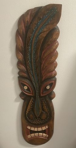 Scary Face Wood Wall Decor