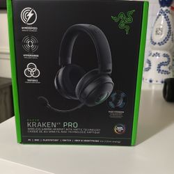Razer - Kraken V3 Pro - Wireless Gaming Headset w/ Razer HyperSense 
