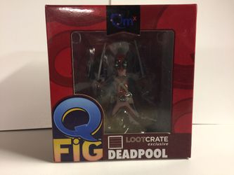 Q-Fig Deadpool red suit