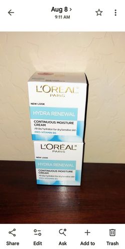 L'oreal Paris Facial Moisturizer - $5 Each- X Streets Ray/Higley