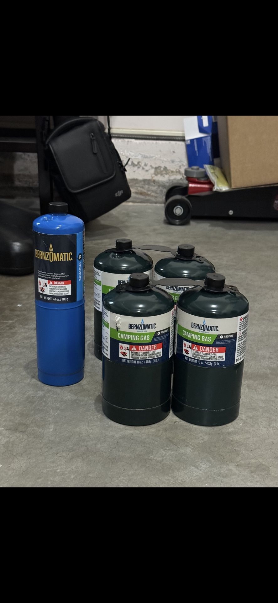 Bernzomatic 16 oz. Camping Propane Gas Cylinder (5)