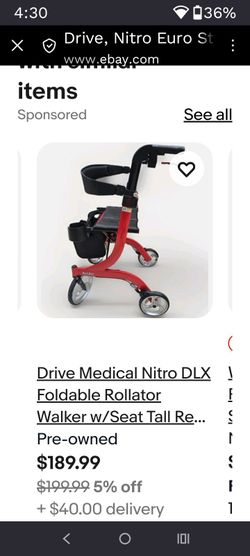 Drive rollator