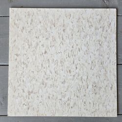 115 Sq. Ft. Armstrong VCT Floor Tiles - Sandrift White - 12" x 12" x 1/8"