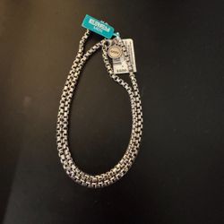 EFFY Sterling Silver Men Necklace 5mm (Authentic) 23" Original 500$