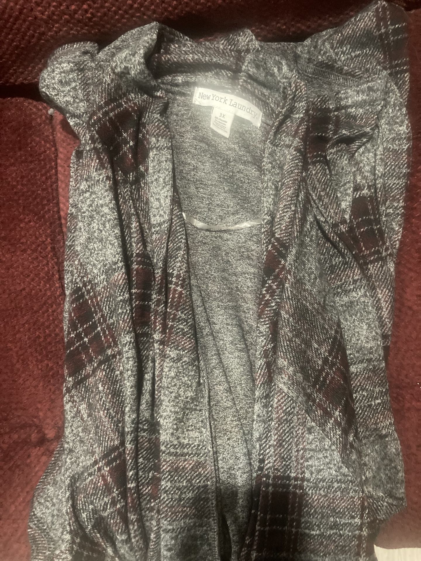 new york laundry  cardigan womens size 3x
