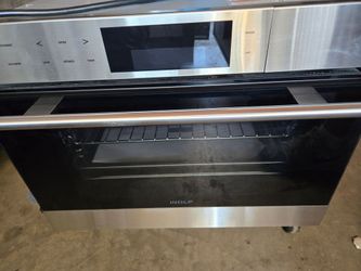Wolf E Series 24" Stainless Steel Convection Steam Single Wall Oven New