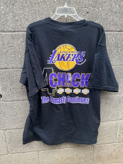 Vintage Los Angeles Lakers Chick Hearn Memorial 2003 T shirt Size XL