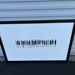 This art print is titled "Piano Men" by the artist Vasco.