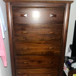 Dresser Wood Heavy Brown 57x36x17