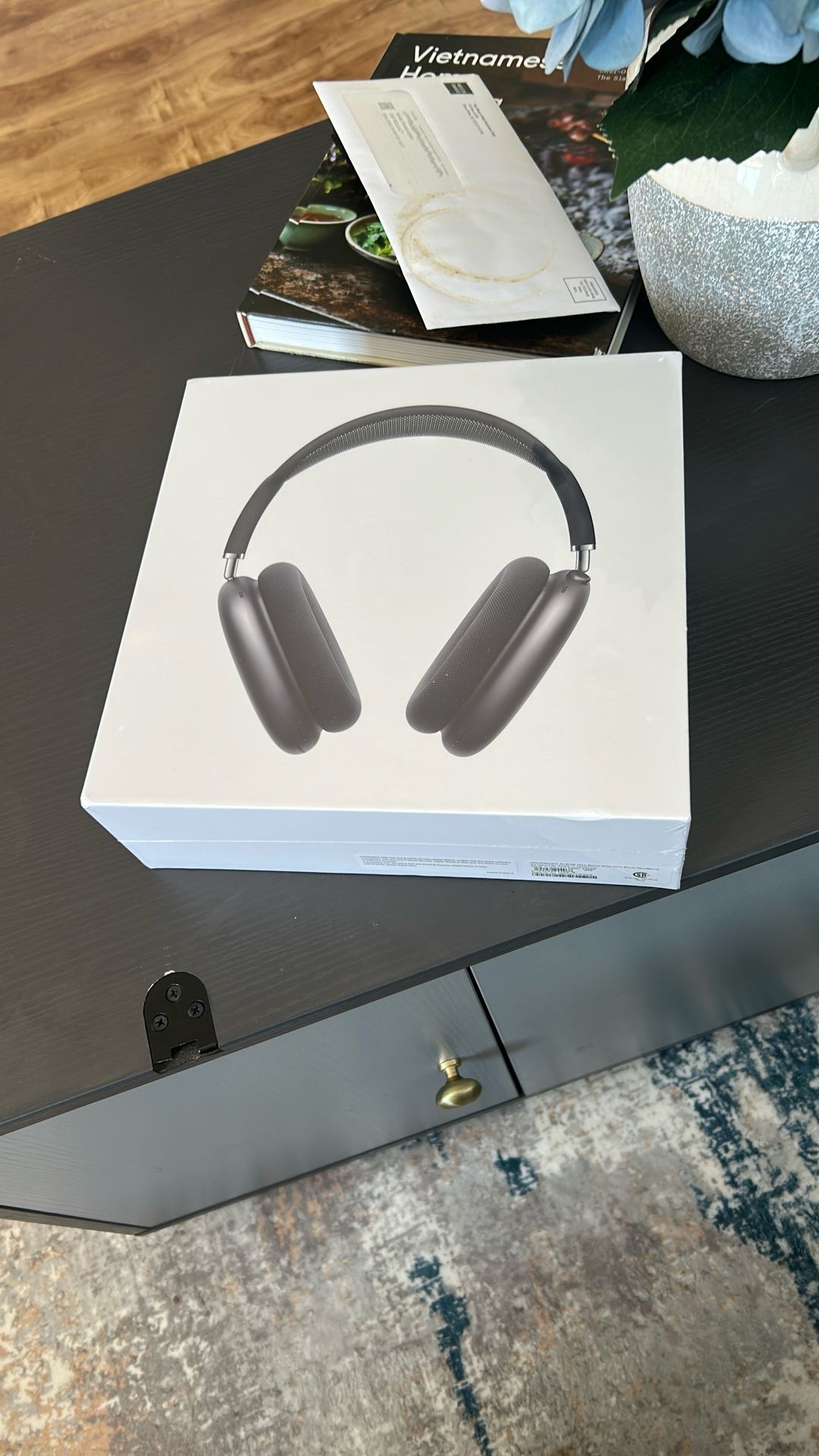 Airpod Max Space Gray With Black Headband