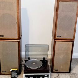 4 Large Advent Speakers! Original Restored!